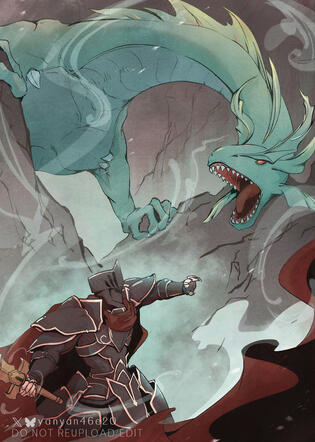 Black Knight v Dragon